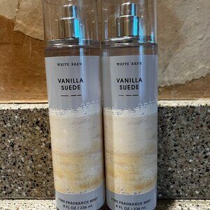 Bath & Body Works Vanilla Suede 2 Body Sprays ! NEW